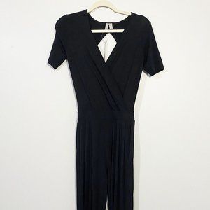 ASOS Design Tall Wrap Front Jersey Jumpsuit